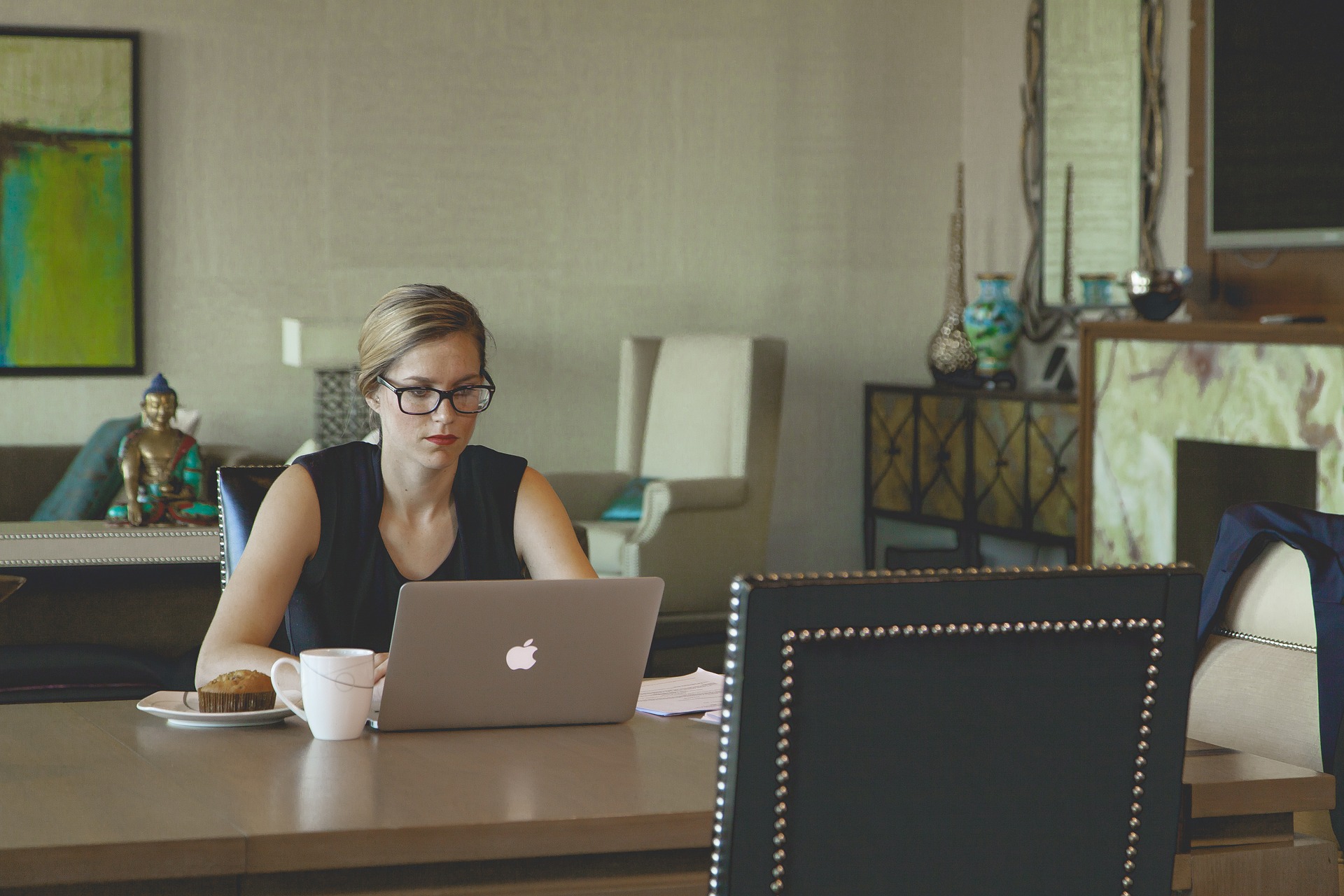 young woman at laptop young woman at laptop